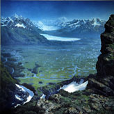 Copper River Flats Painting by David Rosenthal, Painting of Cordova Alaska, Glacier Art Alaska