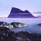 Painting of Norway by David Rosenthal Well Known Alaskan Artist