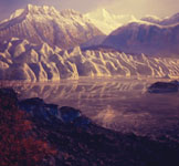 Light on Sheridan Glacier Oil Painting by David Rosenthal